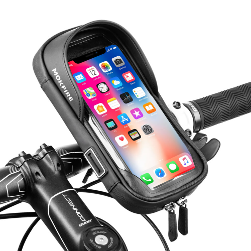 MOKFIRE 하드쉘 자전거 핸드폰 가방 스마트폰 프레임 백 앞